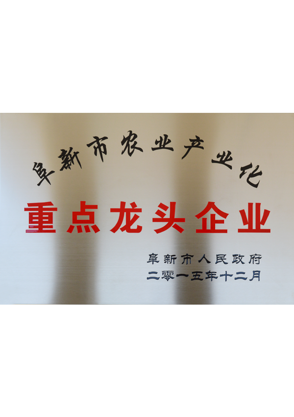 阜新市農業產業化重點龍頭企業